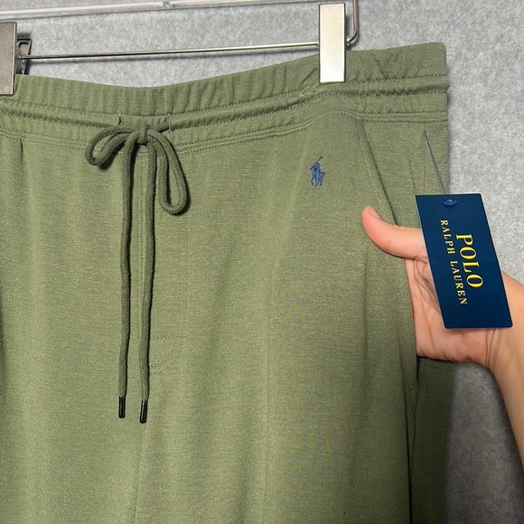 Polo Ralph Lauren Men's Green Mini Terry Pajama Pants NWT SZ XL - Picture 5 of 12